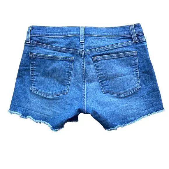 JCREW Denim Cut Off Short Womens Sz 28 Blue - Picture 5 of 5